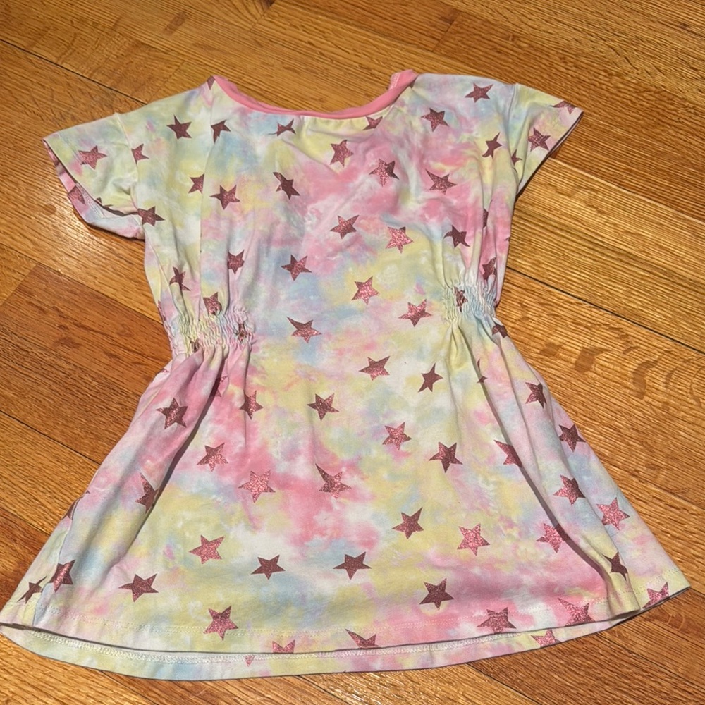 Colorful Star Print Dress